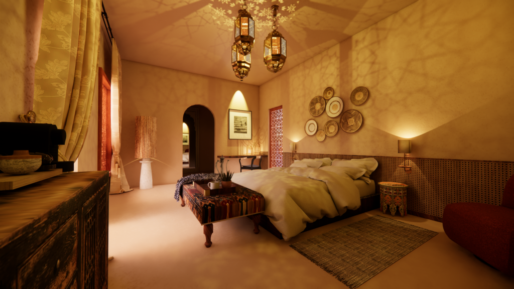 luxueux riad decoration interieur